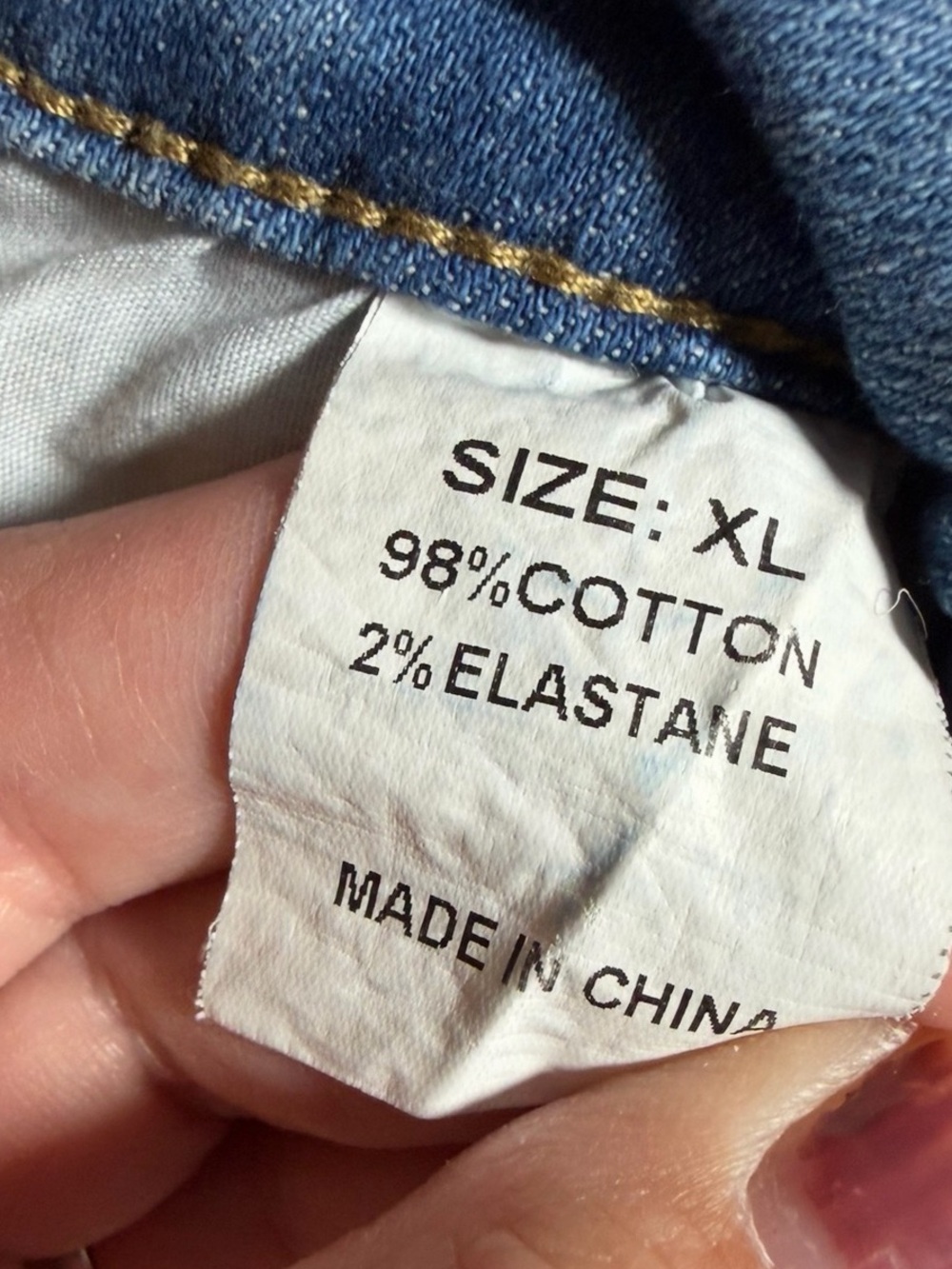 Women’s Distressed Light Blue XL Ripped Jeans - Picture 12 of 12